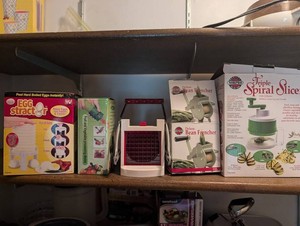 Mixed Lot 6 Kitchen Gadgets - Norpro Bean Frenchers & Spiral Slicer