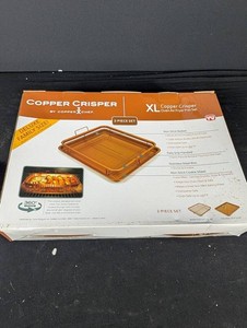 Copper Chef Copper Crisper XL Oven Air Fryer Pan Set