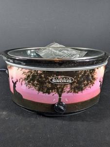 Kitchen Selectives 6.5 Qt Camouflage Slow Cooker