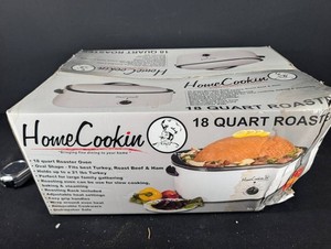 HomeCookin 18-Quart Roaster Oven & GE Chest Freezer Mixed Lot