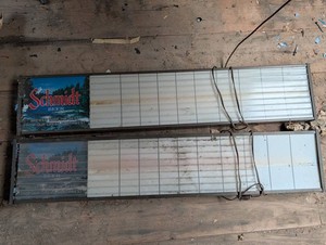 Vintage Schmidt Beer Illuminated Advertising Signs (Lot of 2)