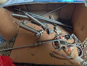 Mixed Lot Assorted Metal Valves, Tubes & Hoses