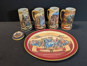 Vintage Miller High Life Birth of a Nation Collection - 6pc
