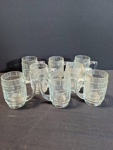 Vintage DADS Root Beer Glass Mugs (Lot of 8)