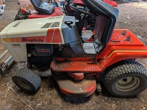 Simplicity 5216 Garden Tractor With Mower Deck, Tiller,  & Snowblower