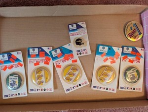 WinCraft Minnesota Sports Buttons & HatLapel Pin Mixed Lot 7pc
