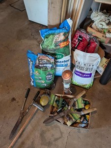 Mixed Lot Garden Supplies, Lawn Products & Hand Tools