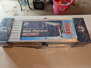 Premier 20in Aluminum Work Platform 89220 - 39 X 12in Surface
