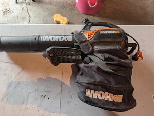 WORX Turbine Fusion Electric Blower Vacuum With Collection Bag
