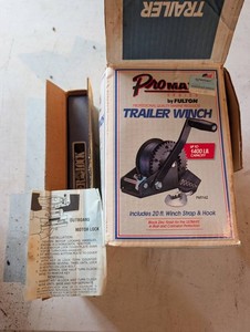 Fulton ProMax PMT14Z Trailer Winch & Outboard Motor Lock Mixed Lot