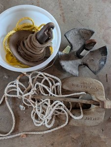 Lot Of 3 Boat Anchors