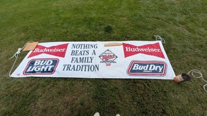 Vintage Budweiser Minnesota Twins 30th Anniversary Banner