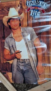 Clint Black Lite Beer Promotional Poster