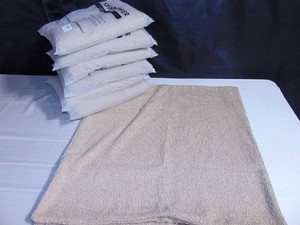 Lot of 7 - Foindtower Set of 2, Decorative Textured Boucle Throw Pillow Covers Accent Solid Pillow Cases 26 x 26 Inch Taupe Khaki Camel