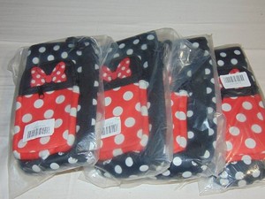 4 Pack PolkaDot Bottle Carrier BlackRedWhite