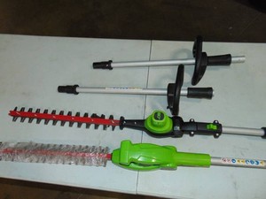 Mixed Lot Store Returns Greenworks 80 volt Pole Trimmers