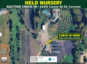 INFO Auction Check-In Location & Pickup Details