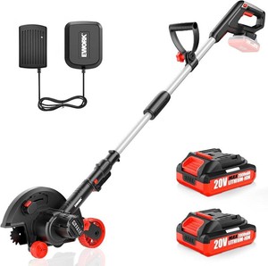 $140 EWORK 20V Cordless Lawn Edger with 2 Batteries & Charger for Lawns Care