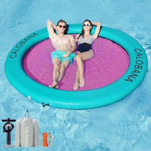 $250 CALOBANA Water Hammock Inflatable Round Floating Ring for Adults