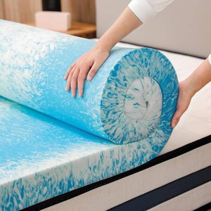 3 Inch Gel Memory Foam Mattress Topper, Twin Size Cooling Bed Topper for Back Pain & Pressure Relief 39 x 75x 3