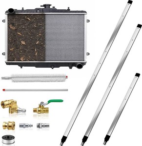 48 & 40 & 24 Radiator Cleaning Wand Set, WaterAir Flush Nozzle