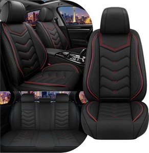 $166 CTDS Car Seat Covers for Honda Civic 2000-2026, Stylish Sport Seat Cover, Premium Nappa Leather Car Seat Cover. Automobile Seat Covers Sets.(Standard 5 SeatsBlack)