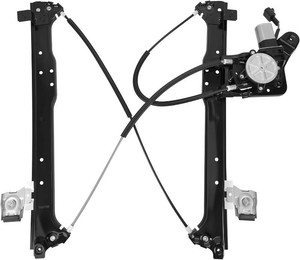 Rear Passenger Side Power Window Regulator with Motor (2 Pins) Fit for 2001-2006 Chevrolet Silverado 1500 3500, GMC Sierra 1500 2500 3500 Yukon XL Avalanche Suburban Cadillac Escalade, 741-579