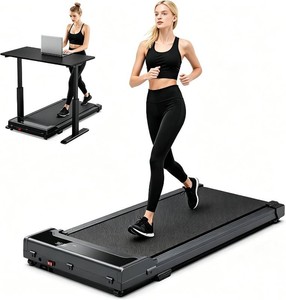 Walking Pad Treadmill for Home - Under Desk Walking and Running with Remote Control Portable Electric Machine Adjustable Slim Compact with 0.6-4.0MPH Modes Max up 265 Lbs for Home Office