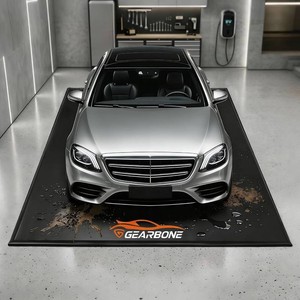 86x20 Garage Floor Mat, Heavy Duty PVC Parking Mat for SUV