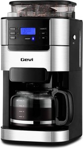 $180 Gevi Coffee Grinder Electric,Coffee Bean Grinder with 35 Grind Settings for Espresso,Drip,French Press,Burr Coffee Grinder for Home Use,Anti-static Design,Black