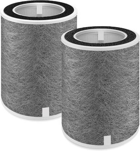 2-Pack HP201 Replacement Filter for Shark Air Purifier MAX HP202, HP232, UA205 AP1000 HC500 501 Series, HP302 HP301 HP300 Series Part# HE2FKPRO, HE2FKBASMB, HE2FKBAS, HE2FKPET, HE3FKPET