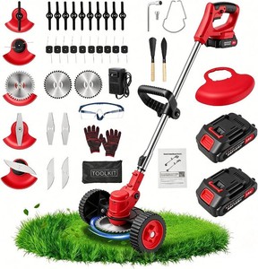 24V Electric Weed Wacker Cordless, 3 in 1 Battery Powered String Trimmer