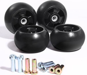 48 Deck Gauge Wheel Kit for John Deere 48 54 62 72 60 Deck Lawn Tractor Mowers Replace Part# AM125172 AM124706 210-300 4 Pack