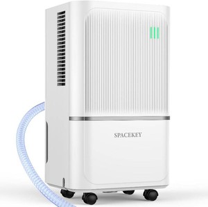 $220 34 Pints Dehumidifier for Basement with Drain Hose Up to 2500 Sq.Ft, Compressor Dehumidifiers for Home, Bedroom, Bathroom, Large Room, 3 Modes, Intelligent Humidistat, Auto Shut-off, 24H Timer, White