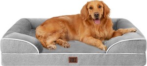 EHEYCIGA Orthopedic Extra Large Dog Bed, Waterproof Washable XL Pet Bed 44