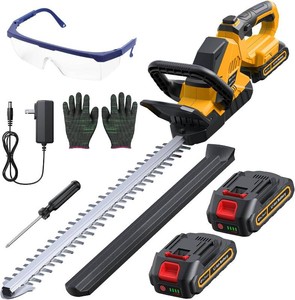 20 Hedge Trimmers Cordless with Battery, 3000RPM Brushless Motor