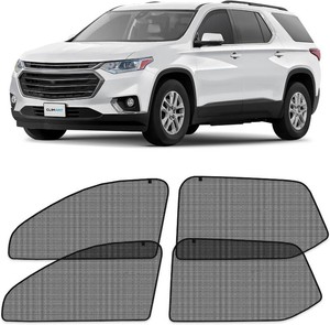CLIM ART Magnetic Car Window Shades for Chevy Traverse 2018-2023   Custom-Fit Sun Blocker Curtains, Side Window Covers, Essential Car Accessories for Camping, Baby, and Privacy Protection - MS0166