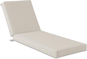 Codi Outdoor Chaise Lounge Chair Cushions, 72X22.5, Beige 1 Pack