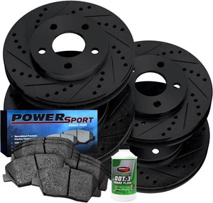 $323 BRAKELABS POWERSPORT Rear Brakes and Rotors Kit Rear Brake Pads Brake Rotors and PadsCeramic Brake Pads and Rotors BBCC.76057.02