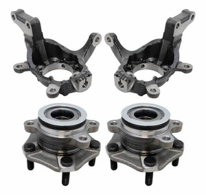 $219 TRQ Front knuckle and bearings for 2015-2018 Chevrolet City Express 2013-2017 Nissan LEAF, Sentra