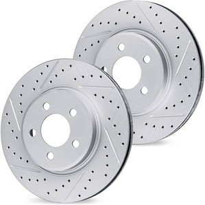 $195 R1 Concepts Rear Brake Rotors Fits 2005-2006 Chrysler Crossfire