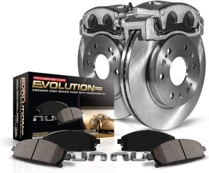 $416 PowerStop Replacement Brake Pad Rotor Caliper Kit Rear KCOE7417
