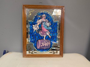 Vintage Blatz Beer Bar Mirror (14.25 Wide x 18.25 Tall x 1.5 Deep)