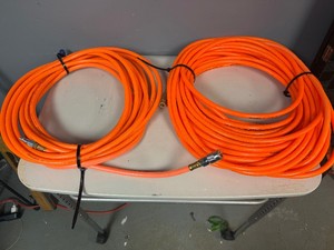 Two Husky Air Hoses 38 9.5 MM (unsure of lengths)