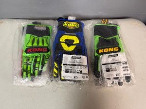 Iron Clad Kong Gloves Three Varieties (Size Large) Qty 3