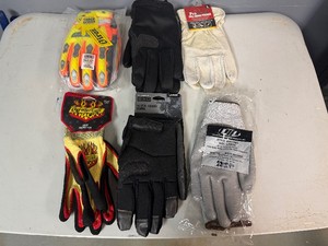 Six Size Large Gloves Iron Clade, PIP, Proferred Full Grain Pig Skin