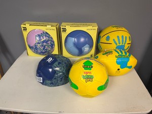 Three All-in-Motion Soccer Balls (Size 5) ESPN Future Pro Basketball, Football and Soccer Ball