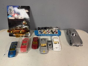 Collection of Assorted Diecast Cars -1999 Road Champs MN State Patrol (In package), Franklin Mint - 1954 Mercedes Benz, Three Ertl Cars Plus More