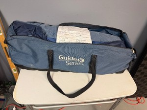 Guide Series Grizzly Den 10x8 Family Tent with Bay Windows and Wheeled Carrying Case