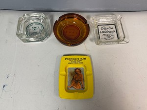 Vintage Restaurant and Bar Ash Trays